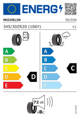 PILOT SPORT CUP 2 CONNECT | 345/30/ZR20 Y (106)