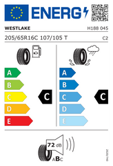 H188 | 205/65/R16 T (107/105)