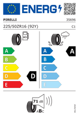 P ZERO ROSSO ASIMMETRICO | 225/50/ZR16 Y (92)