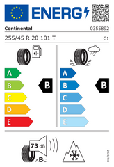 ALLSEASONCONTACT CONTISEAL | 255/45/R20 T (101)