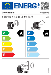 VANCONTACT ECO | 195/65/R16 T (104/102)